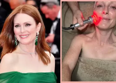 Julianne Moore Chooses the No Makeup Glow with Red Light Therapy