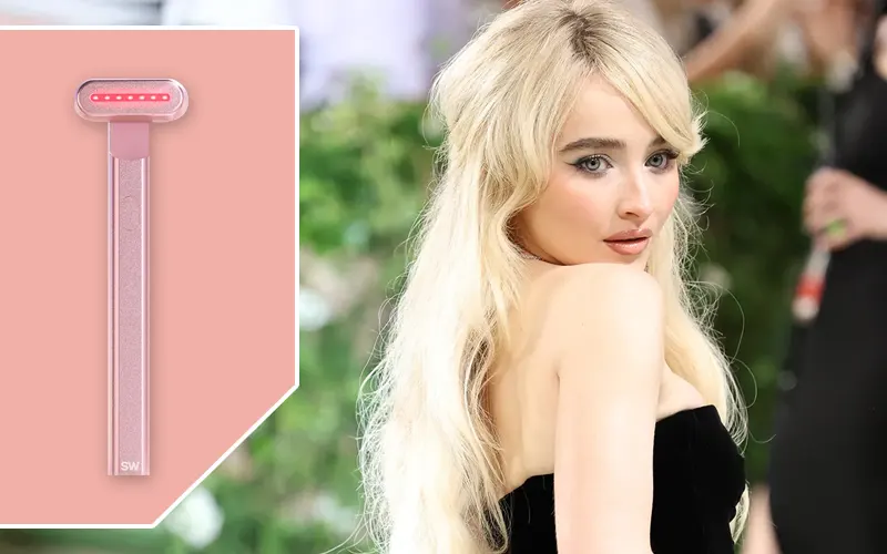 Sabrina Carpenter Preps for Met Gala with This Cool Therapy Wand!